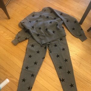 Sweatshirt and jogger pants
